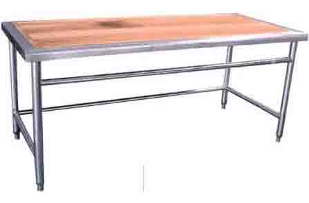 阿壩中央廚房設(shè)備-簡易木案包邊工作臺